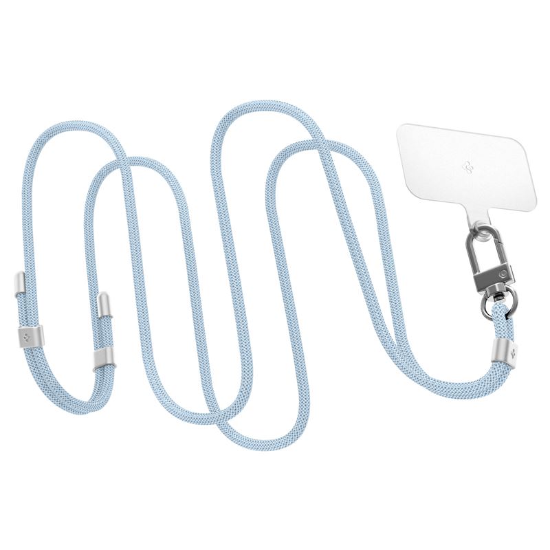 Set 2 curele Spigen, design crossbody/pentru incheietura, 790mm/220mm, albastru (Șnururi și Curele Telefon, AFA08364) by www.silkase.ro